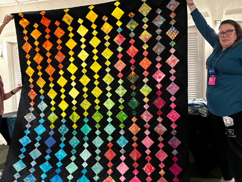 Quiltport USA quilting event in Freeport, ME