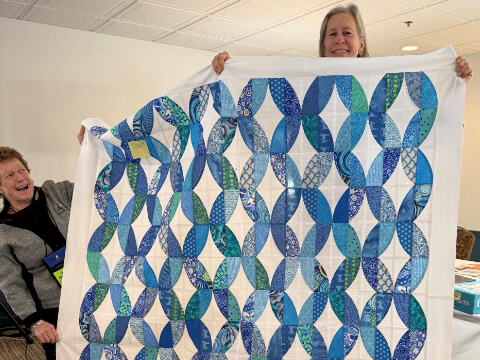 Quiltport USA quilting event in Freeport, ME